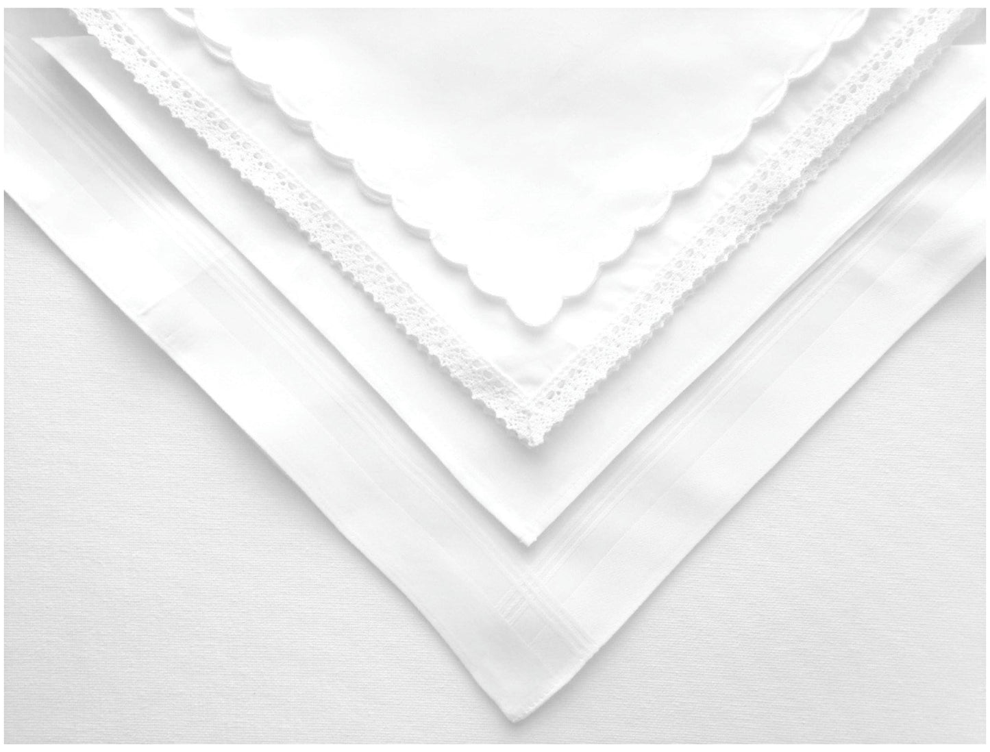 Embroidered Wedding Handkerchiefs #080