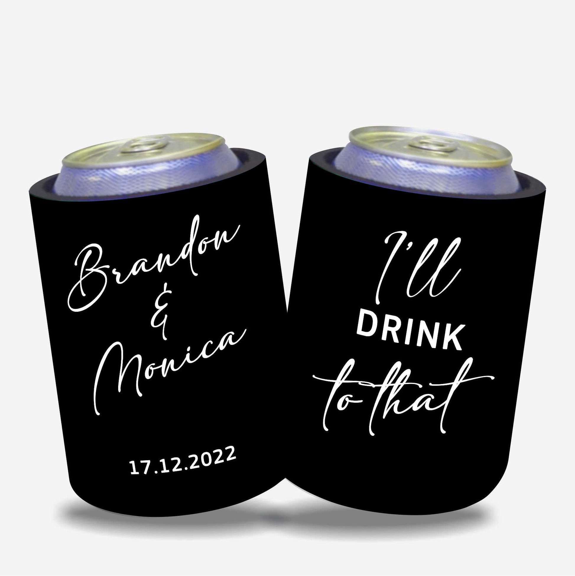 Personalized Stubby Holders Wedding 