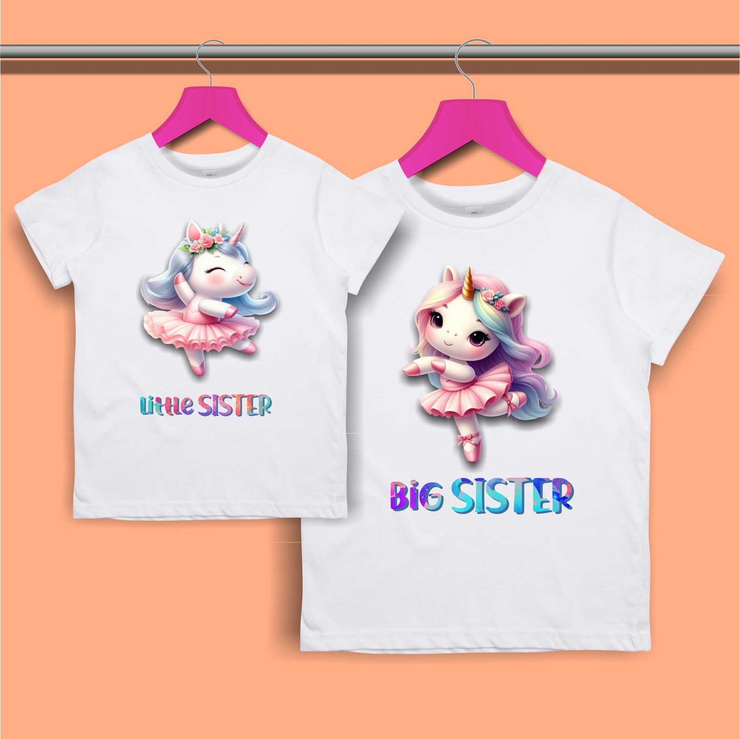 Big Sister, Little Sister T-shirt for Girls