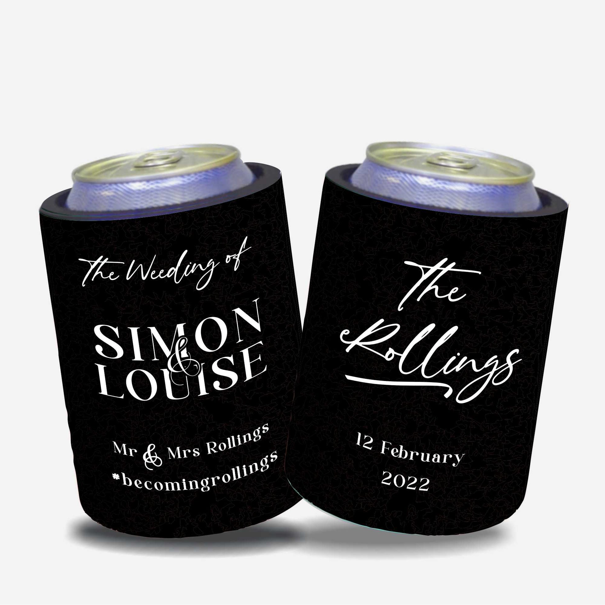 Personalized Stubby Holders Wedding 