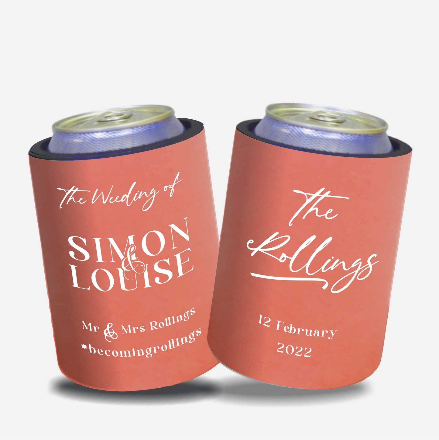 Personalized Stubby Holders Wedding 