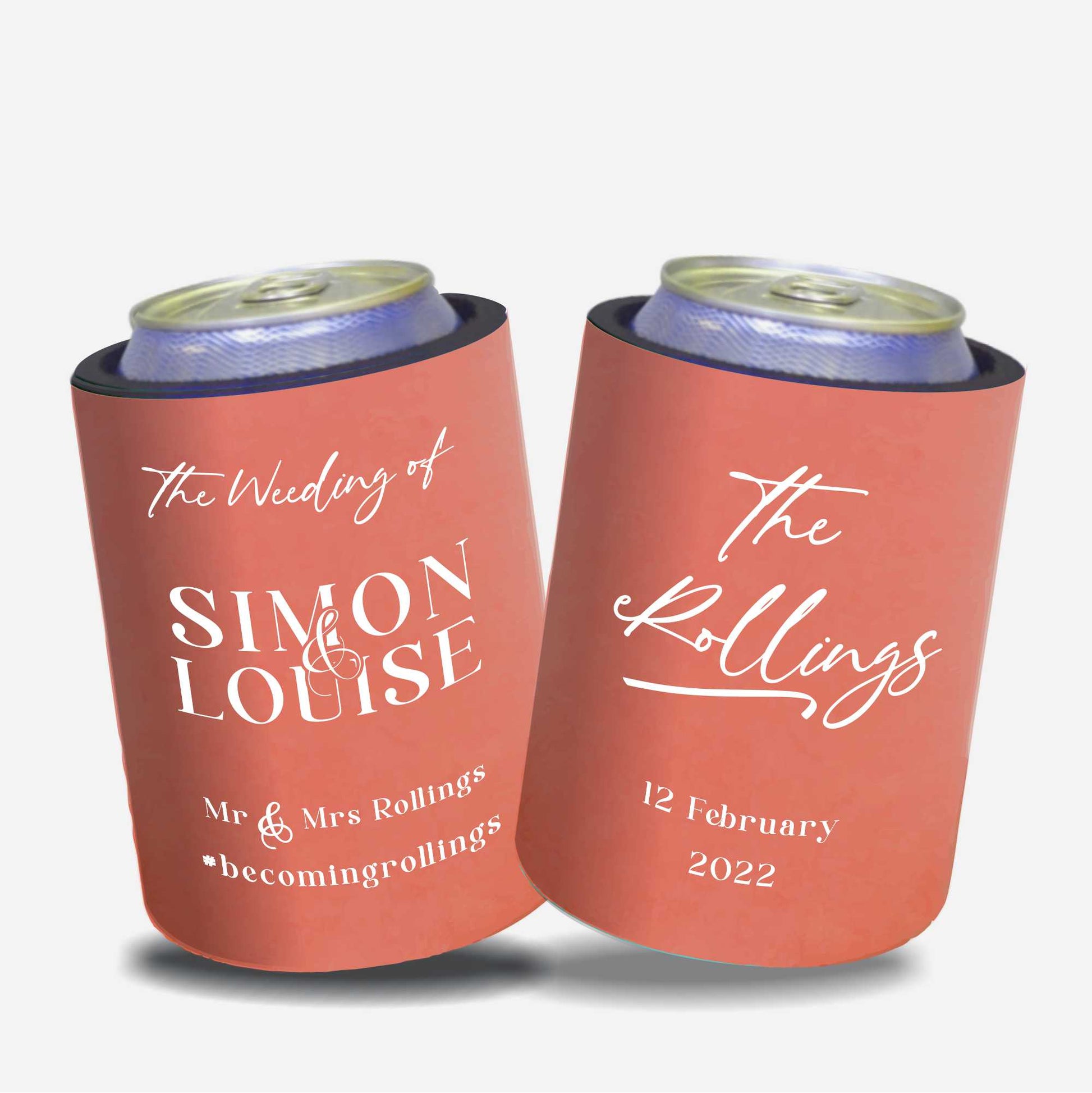 Personalized Stubby Holders Wedding 