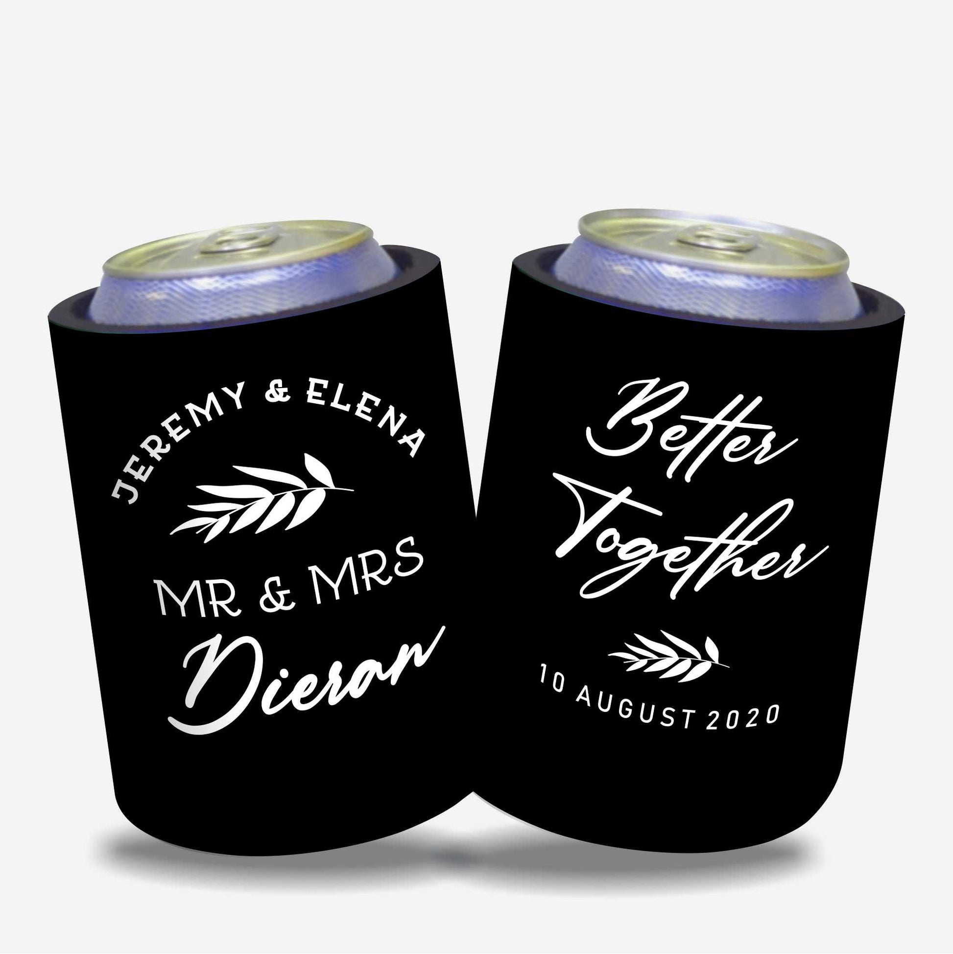 Personalised Stubby Holders Wedding