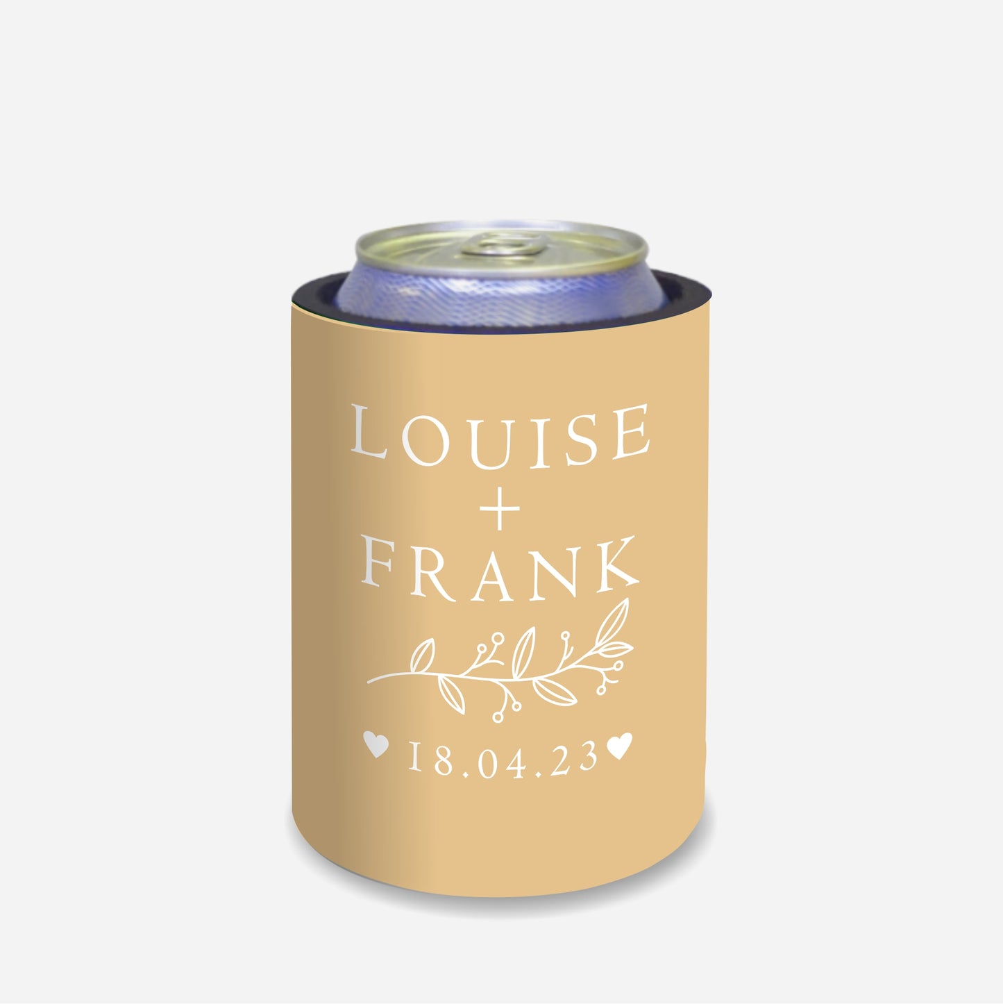 Personalized Wedding Stubby Holders. - Quantity 20 - #122 - FREE EXPRESS SHIPPING