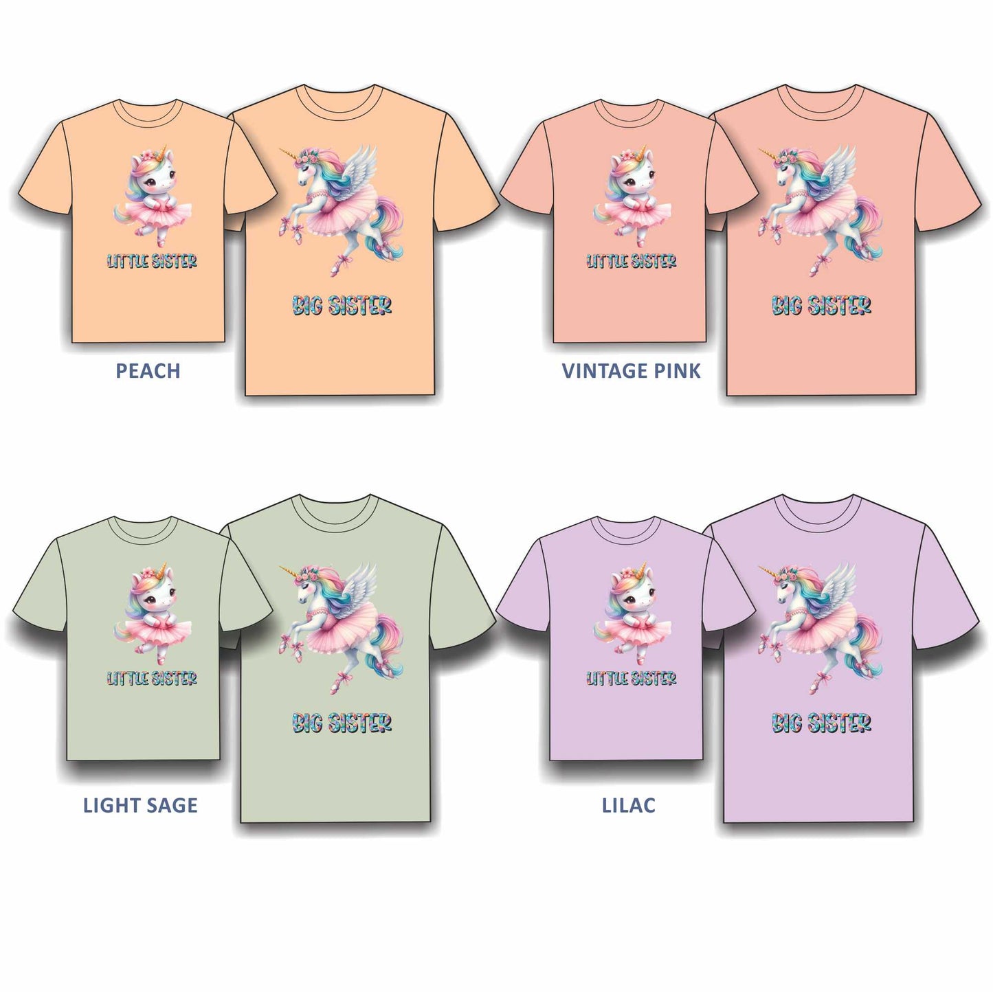 Big Sister, Little Sister T-shirt for Girls - #122