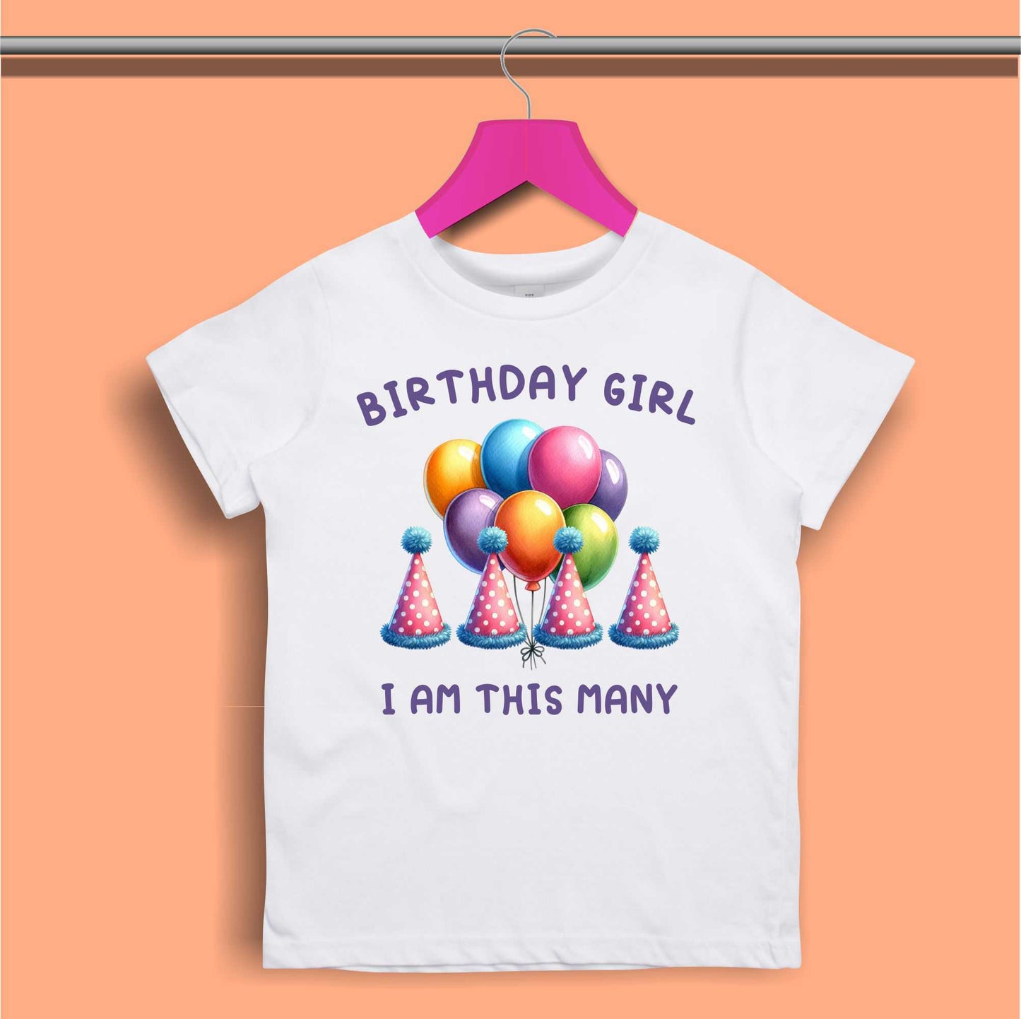 Birthday T-shirt for Girls