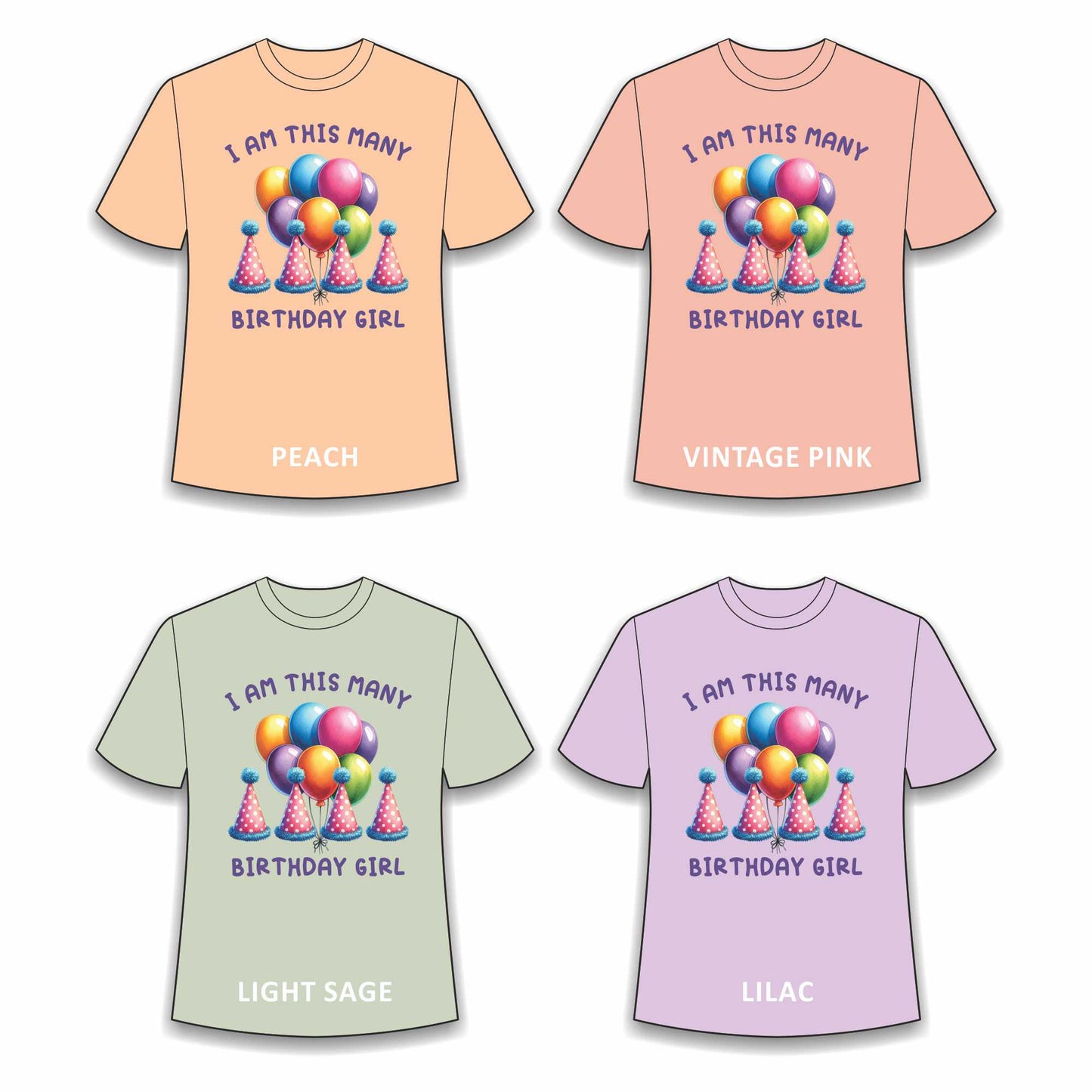 Birthday T-shirt for Girls