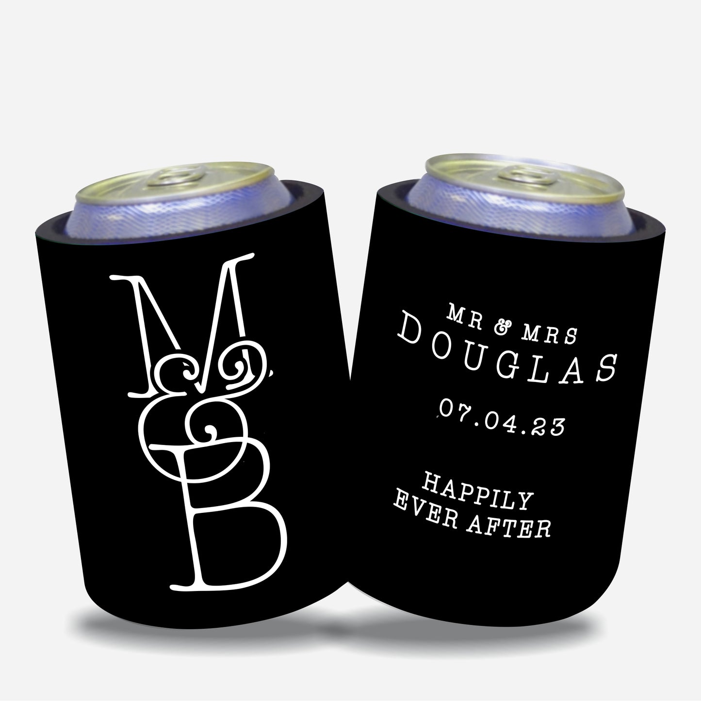 Personalised Wedding Stubby Holders  - Quantity 20 - #12 - FREE SHIPPING