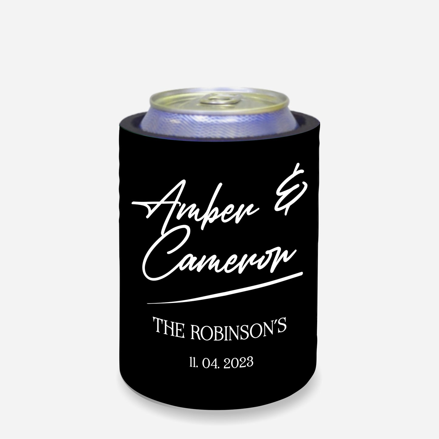 Personalized Wedding Stubby Holders. - Quantity 20 - #136 - FREE EXPRESS SHIPPING.