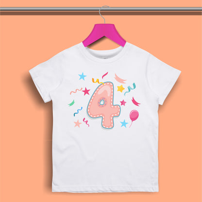 Birthday T-shirt for Girls - #013