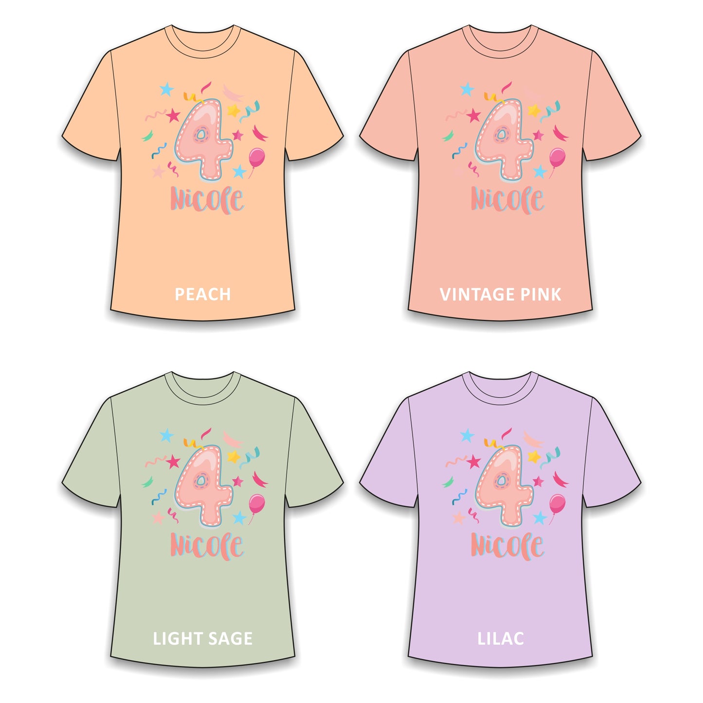 Birthday T-shirt for Girls - #013