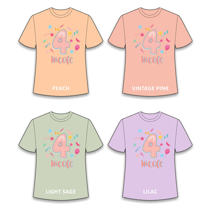 Birthday T-shirt for Girls - #013