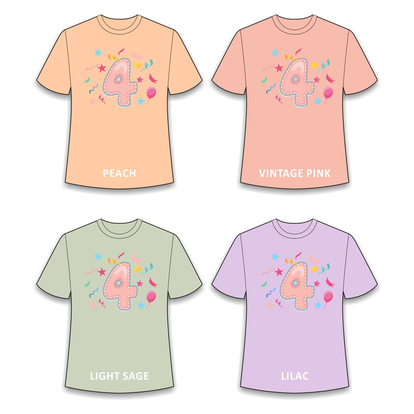 Birthday T-shirt for Girls - #013