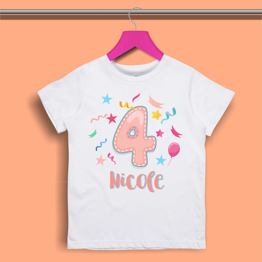 Birthday T-shirt for Girls - #013