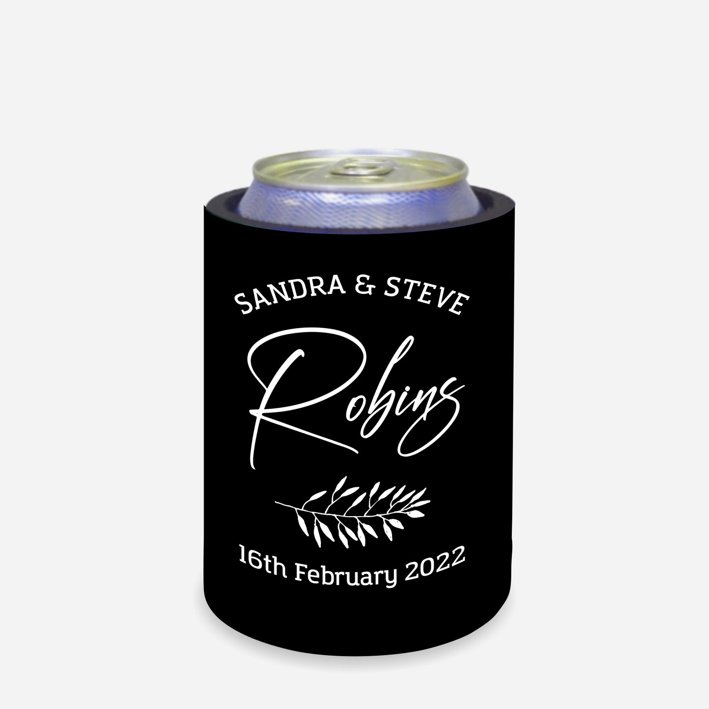 Personalized Wedding Stubby Holders. - Quantity 20 - #157 - FREE EXPRESS SHIPPING.