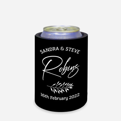 Personalized Wedding Stubby Holders. - Quantity 20 - #157 - FREE EXPRESS SHIPPING.