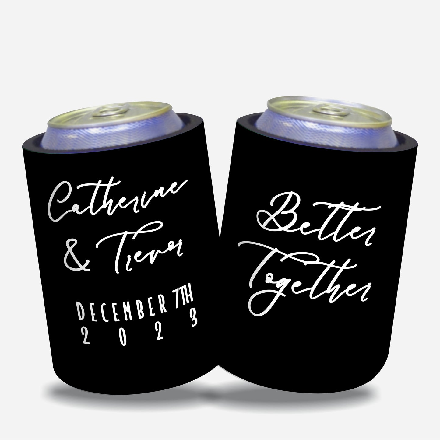 Personalized Wedding Stubby Holders. - Better together. Quantity 20 - #159 - FREE EXPRESS SHIPPING.