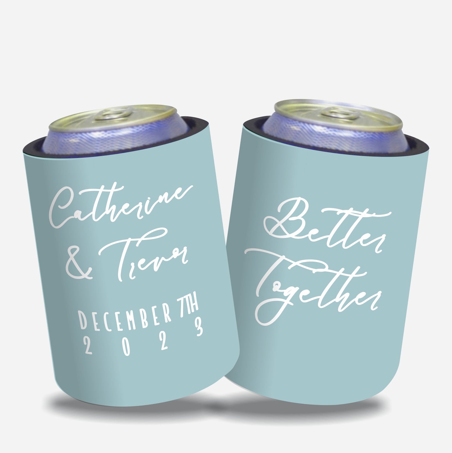 Personalized Wedding Stubby Holders. - Better together. Quantity 20 - #159 - FREE EXPRESS SHIPPING.