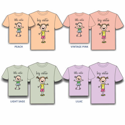 Big Sister, Little Sister T-shirt for Girls