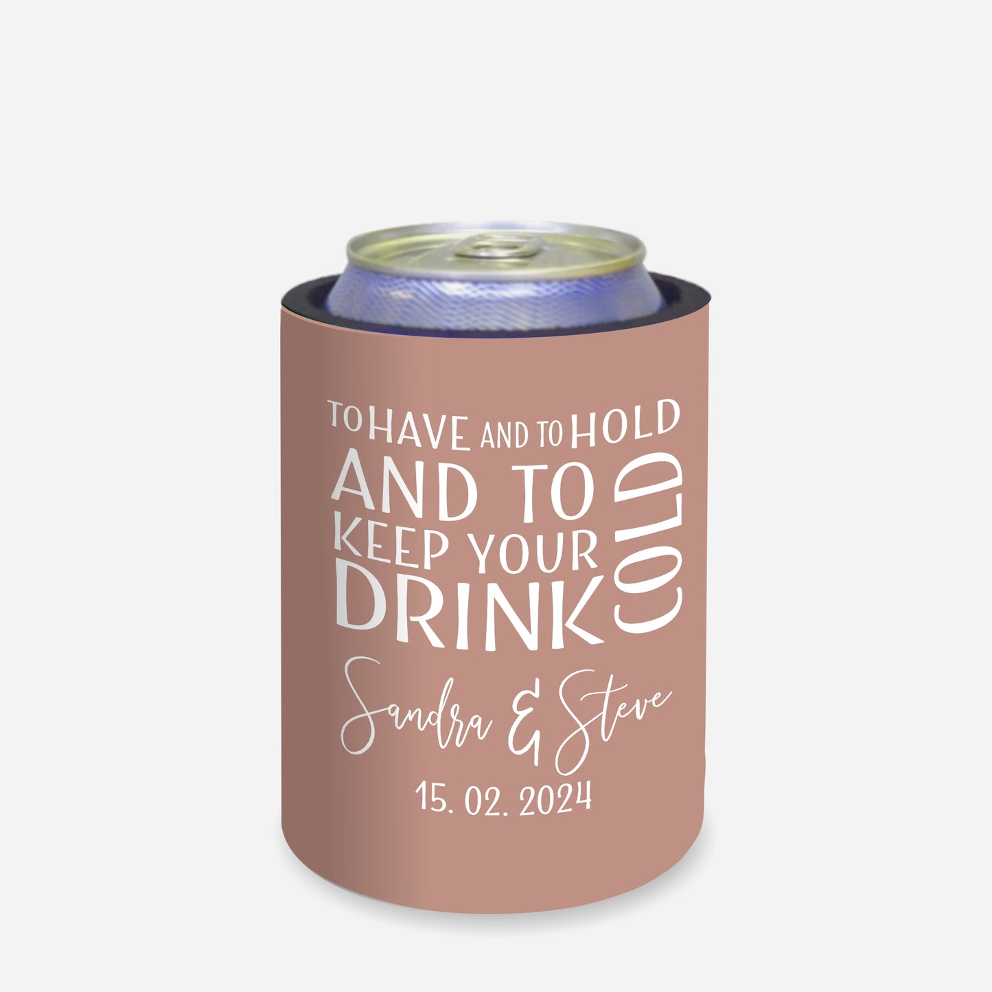 Personalized Wedding Gift Stubby Holders - Quantity 20 - #175 - FREE EXPRESS SHIPPING.