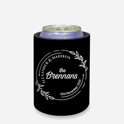 Personalized Wedding Stubby Holders. - Quantity 20 - #18  - FREE EXPRESS SHIPPING