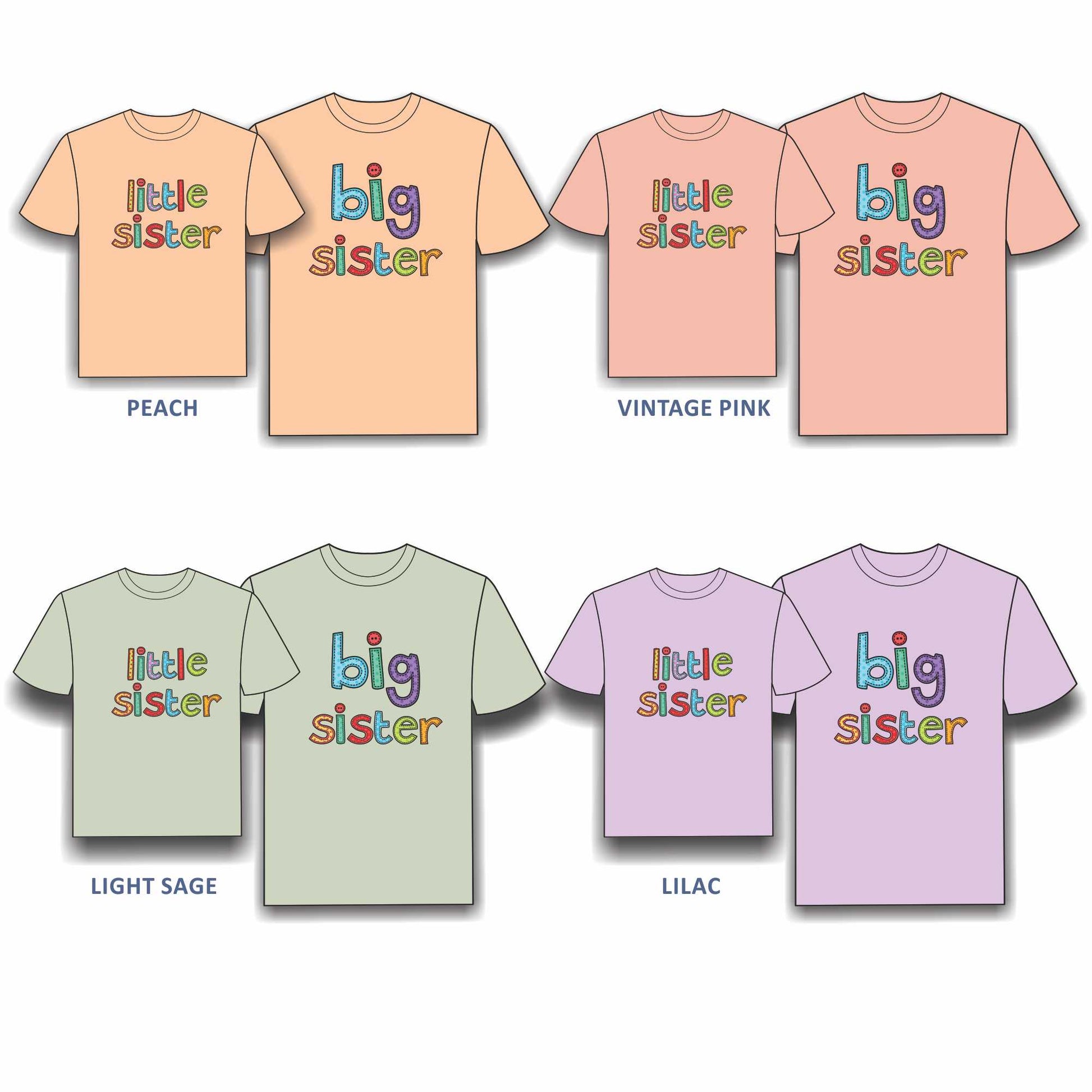 Big Sister, Little Sister T-shirt for Girls