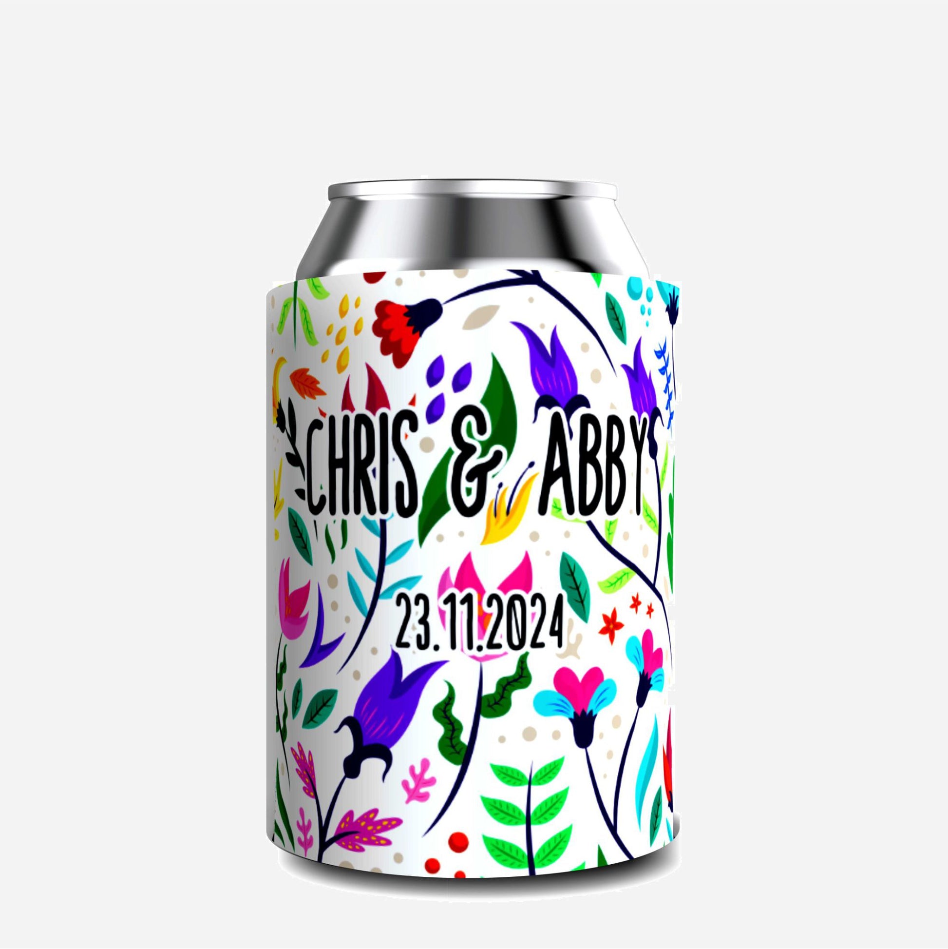  Full Colour Wedding Stubby Holder 