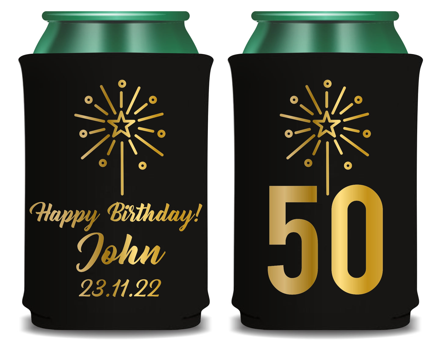 Birthday Stubby Holder #001