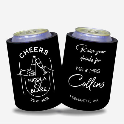 Personalized Stubby Holders Wedding 