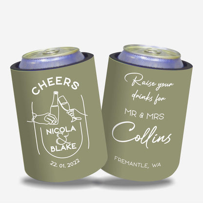 Personalized Stubby Holders Wedding 