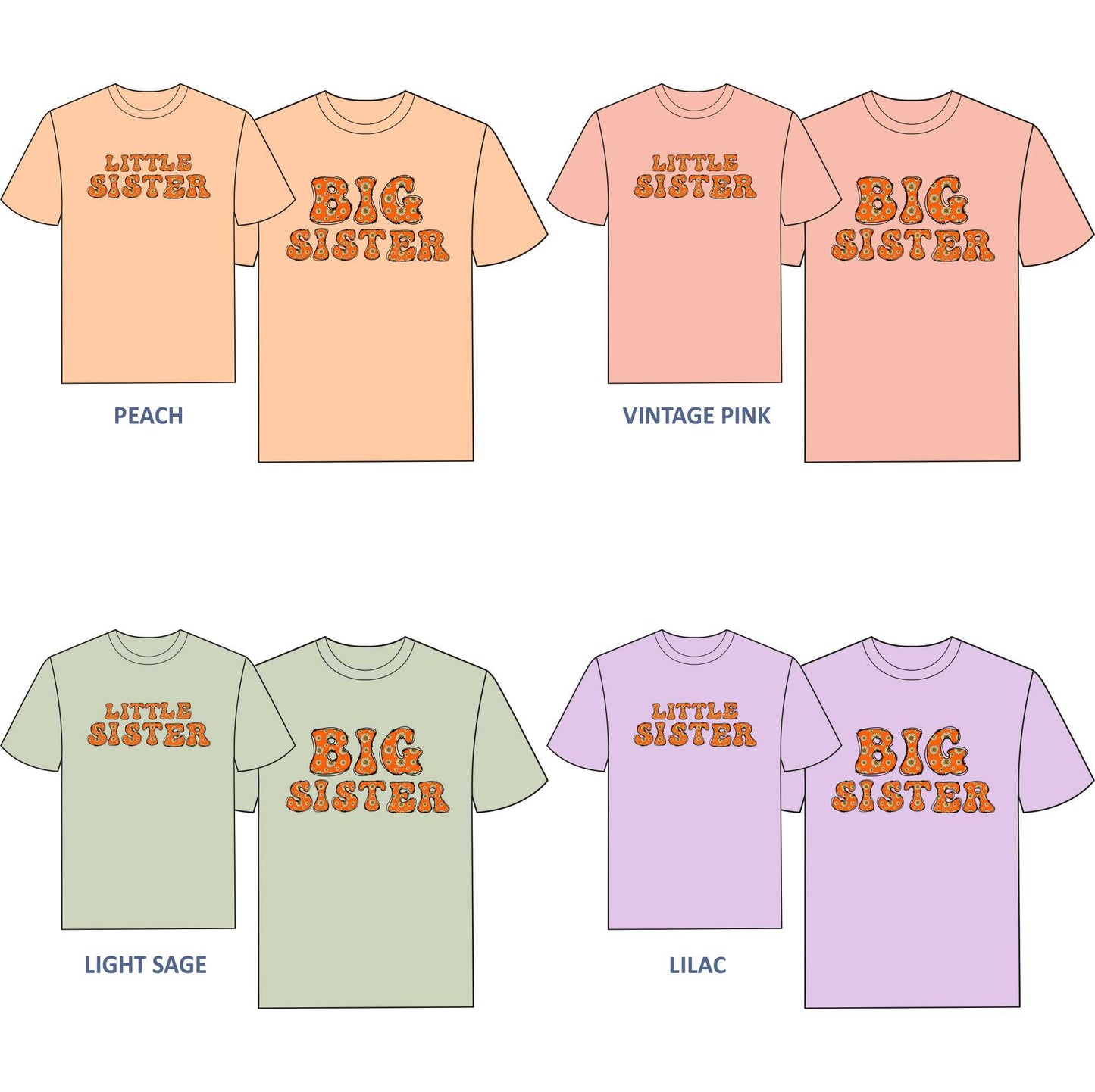 Big Sister, Little Sister T-shirt for Girls