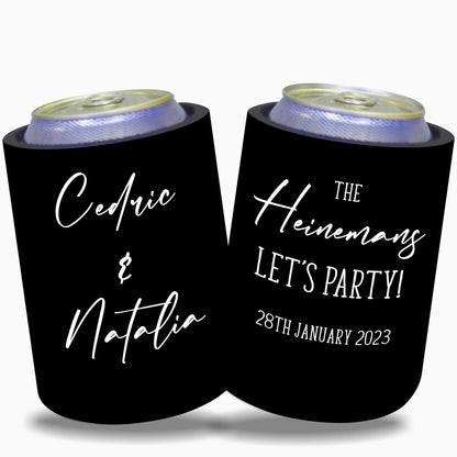 Personalized Stubby Holders Wedding - Let's Party.