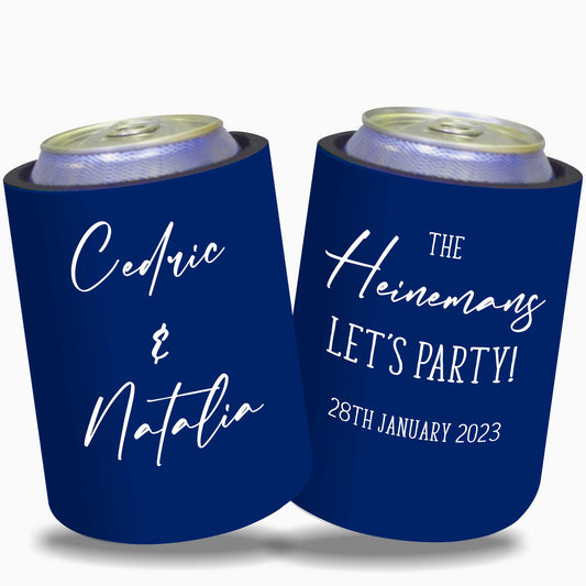 Personalized Stubby Holders Wedding - Let's Party.