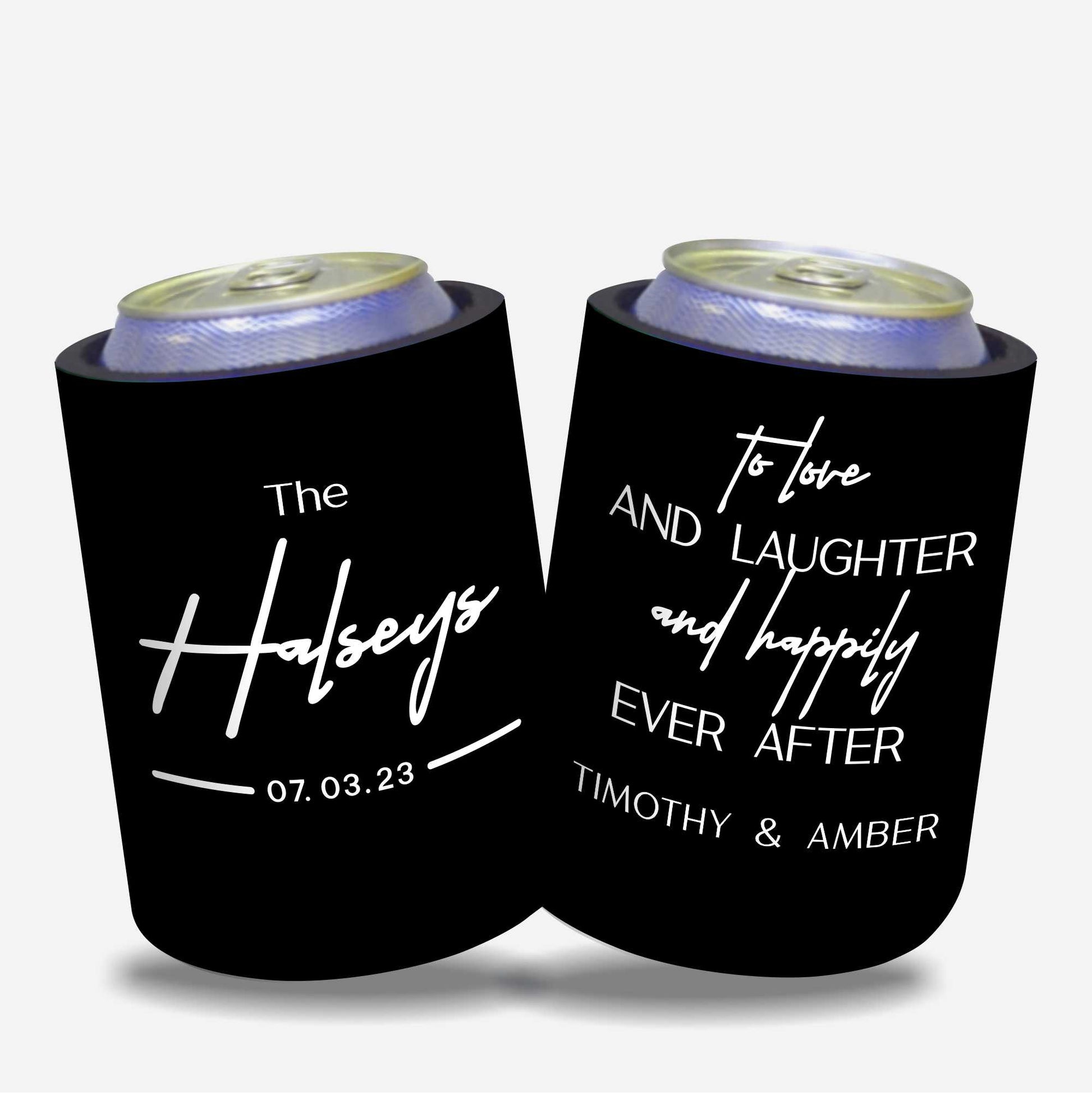 Personalized Stubby Holders Wedding 