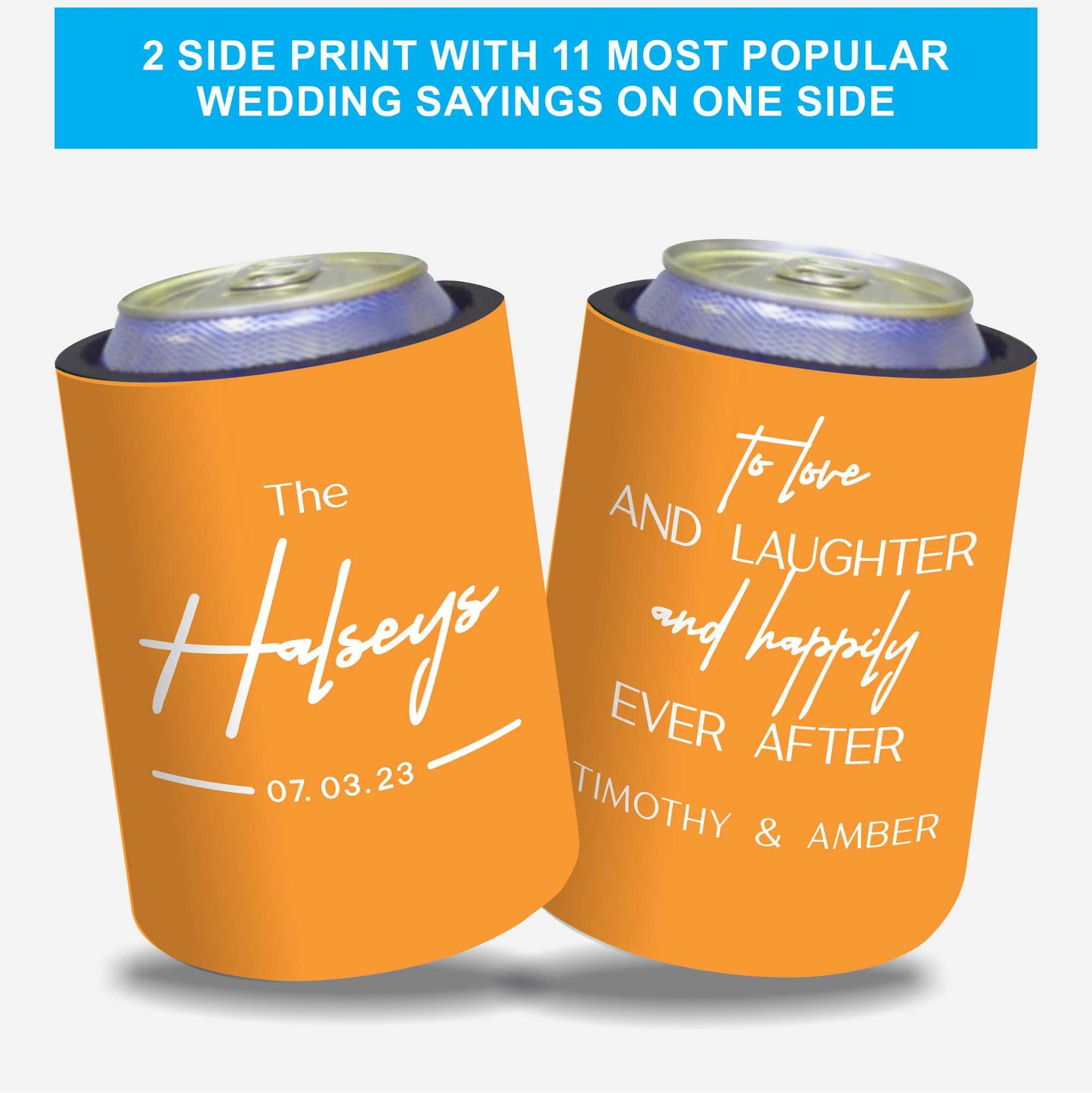 Personalized Stubby Holders Wedding 