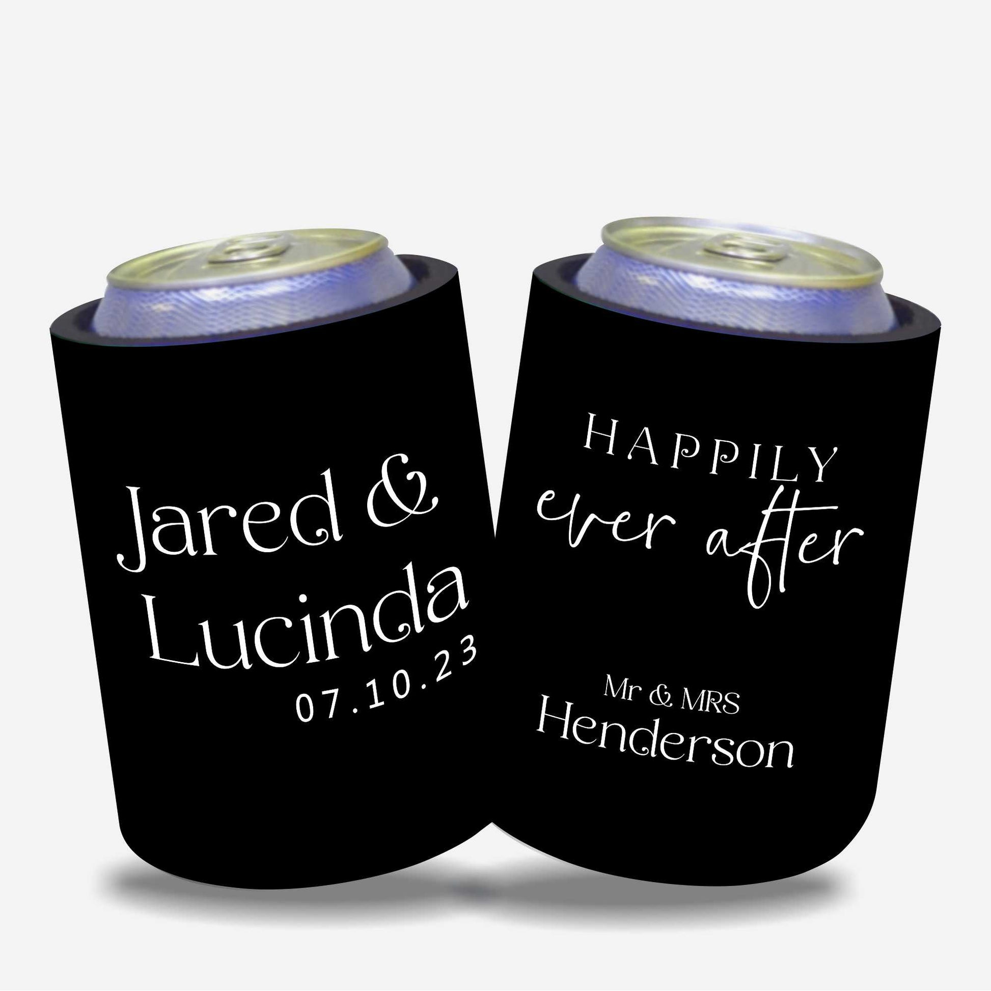 Personalized Stubby Holders Wedding 