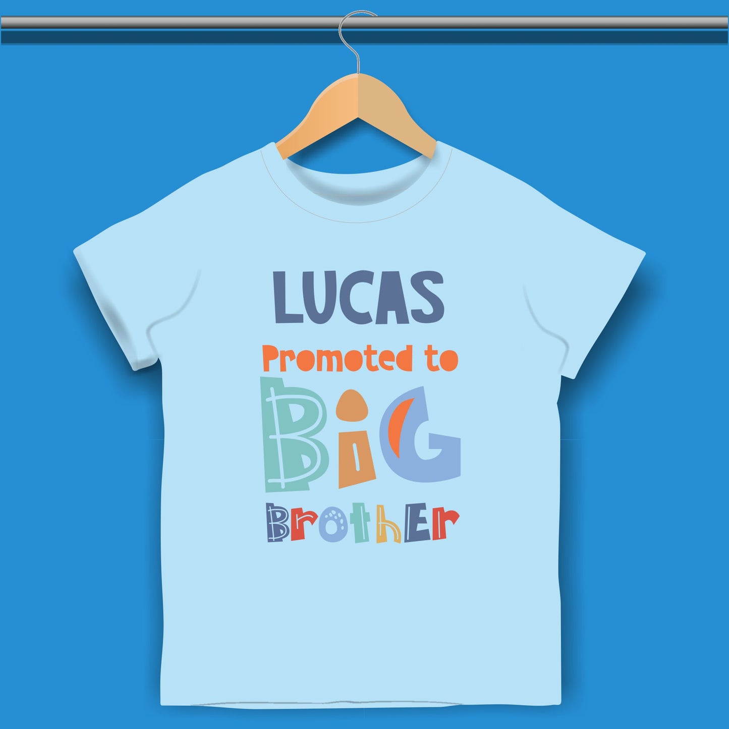 Promoted to Big Brother T-shirt for Boys