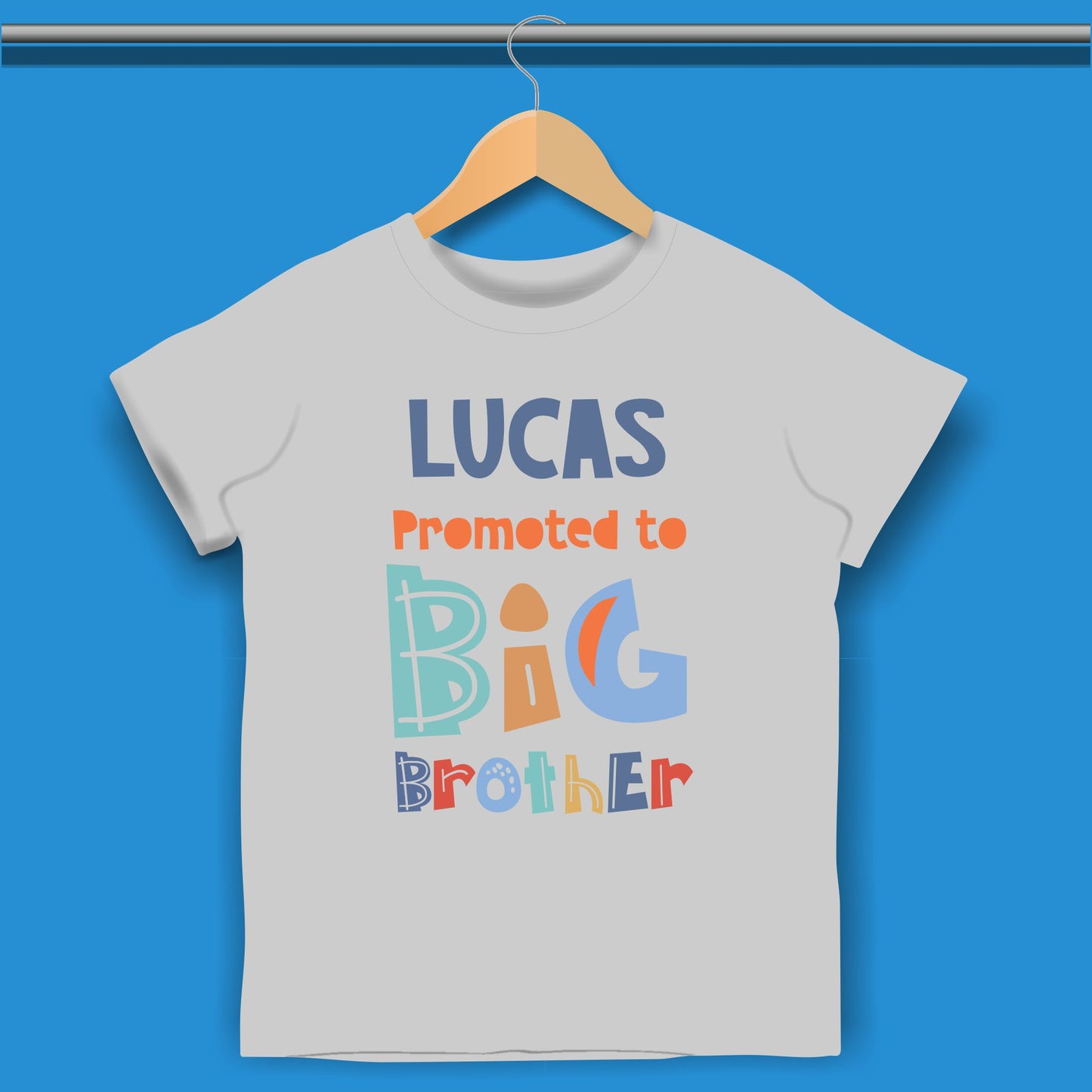 Promoted to Big Brother T-shirt for Boys