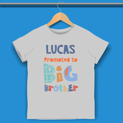 Promoted to Big Brother T-shirt for Boys