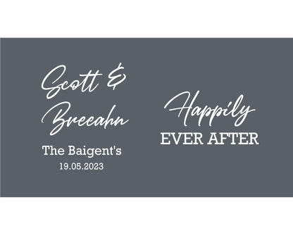 Personalized Wedding Stubby Holders with 11 most popular wedding sayings. Quantity 20 - #243 - FREE EXPRESS SHIPPING.