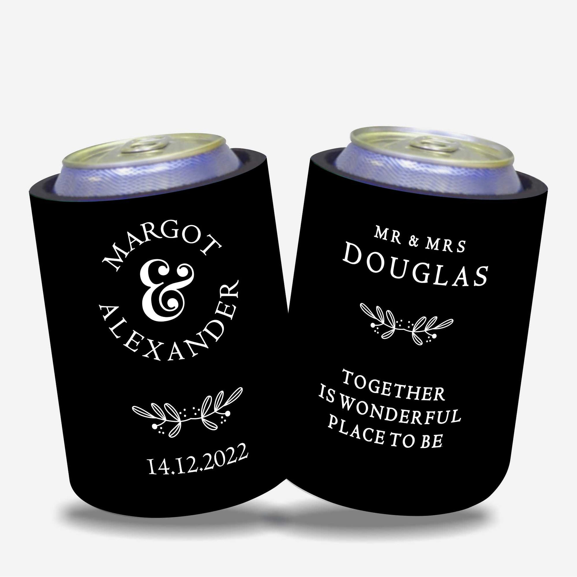 Personalized Stubby Holders Wedding 