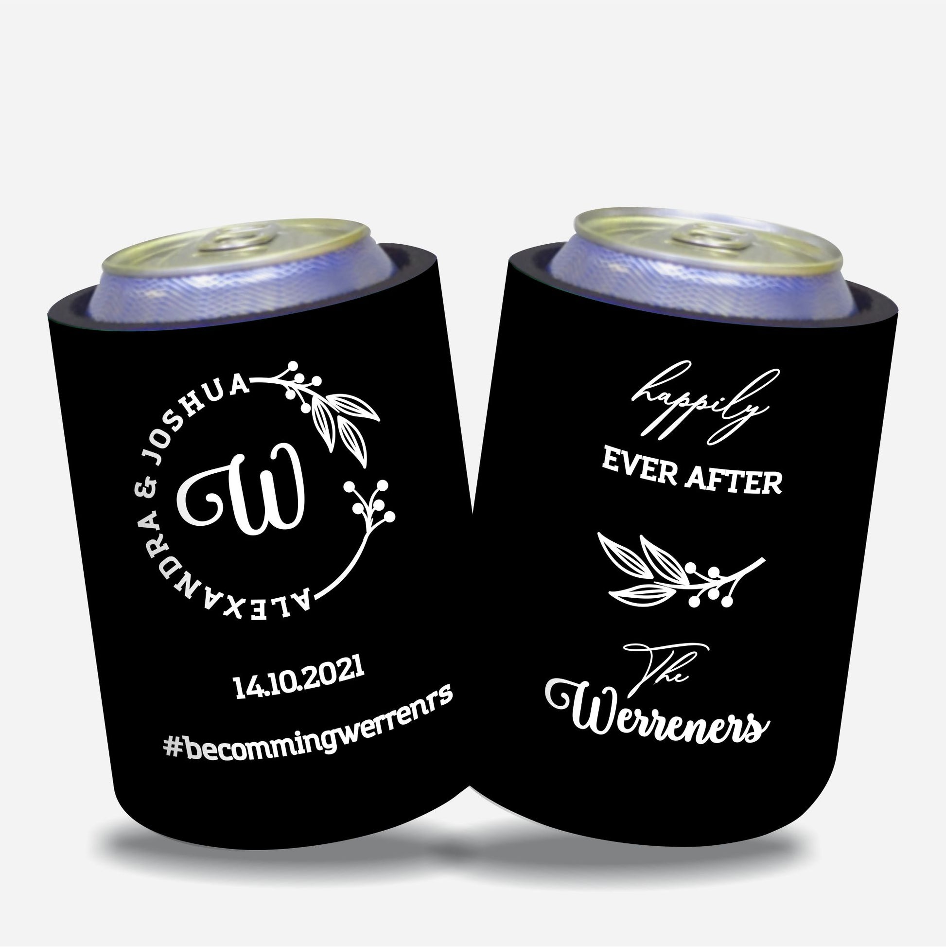 Personalised Wedding Stubby Holders