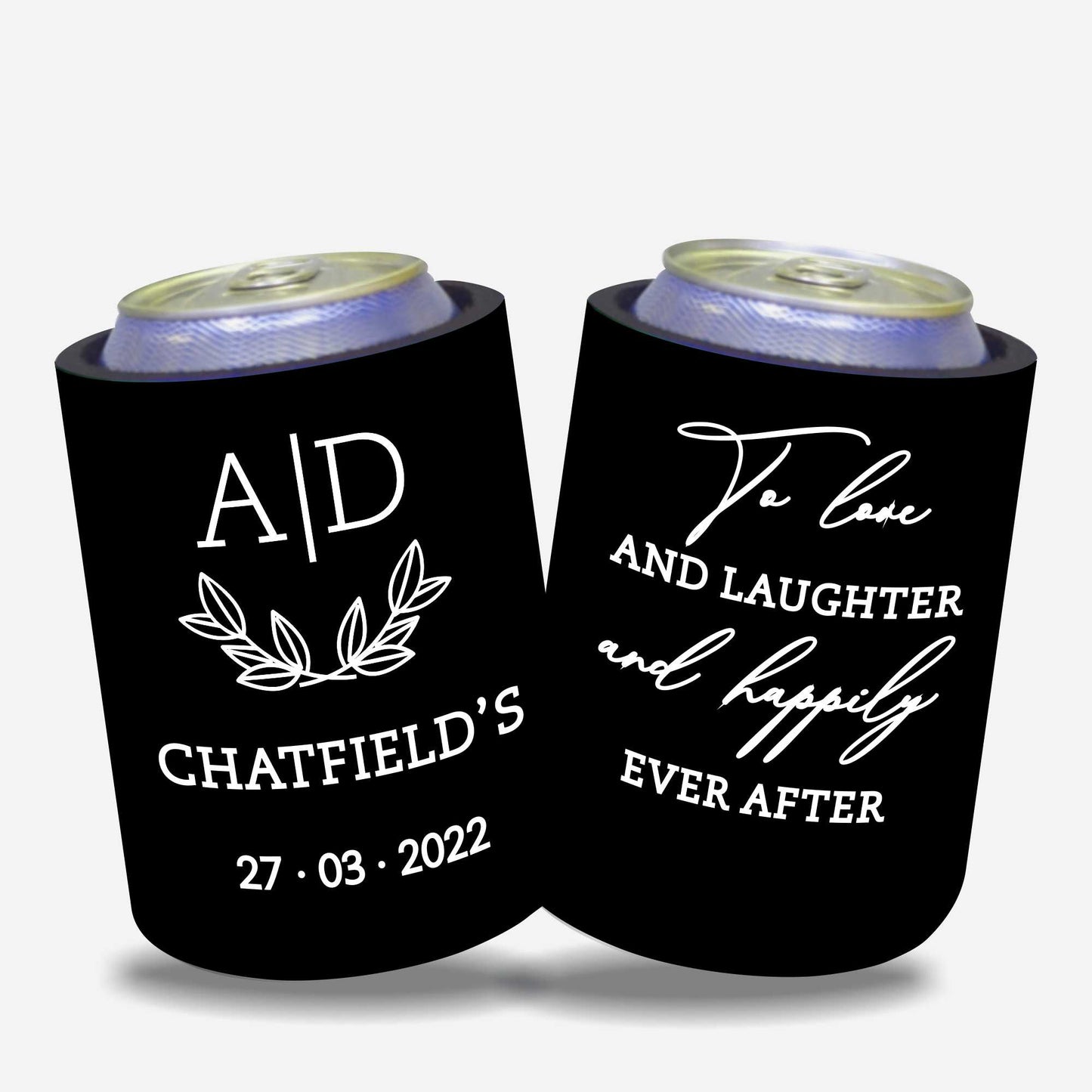 Personalized Stubby Holders Wedding 