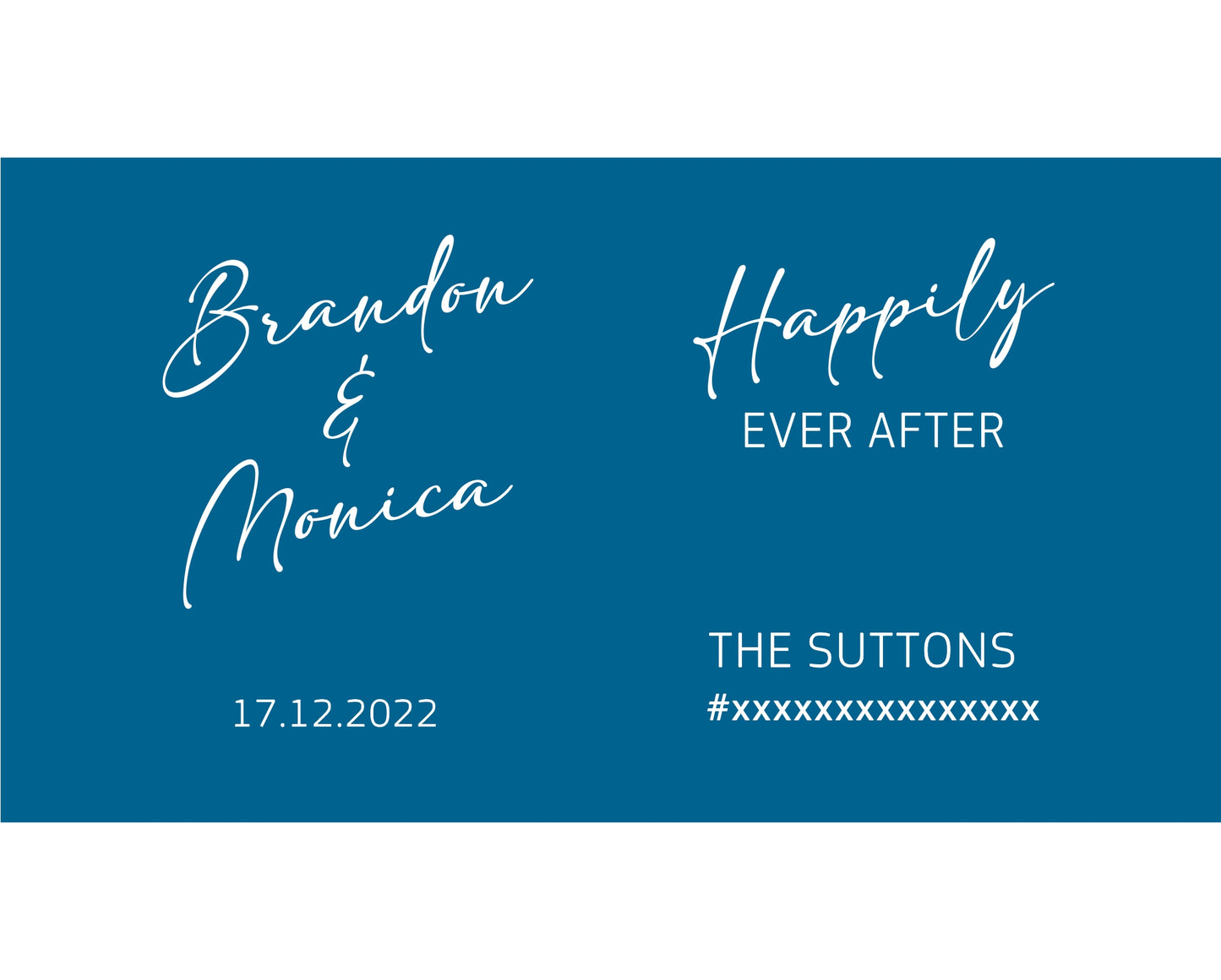 Personalized Wedding Stubby Holders with 11 most popular wedding sayings. Quantity 20 -# 253 - FREE EXPRESS SHIPPING.