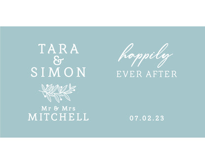 Personalized Wedding Stubby Holders with 11 most popular wedding sayings. Quantity 20 -# 254 - FREE SHIPPING.