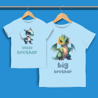 Dragon Big Brother Little Brother T-shirt for Boys 