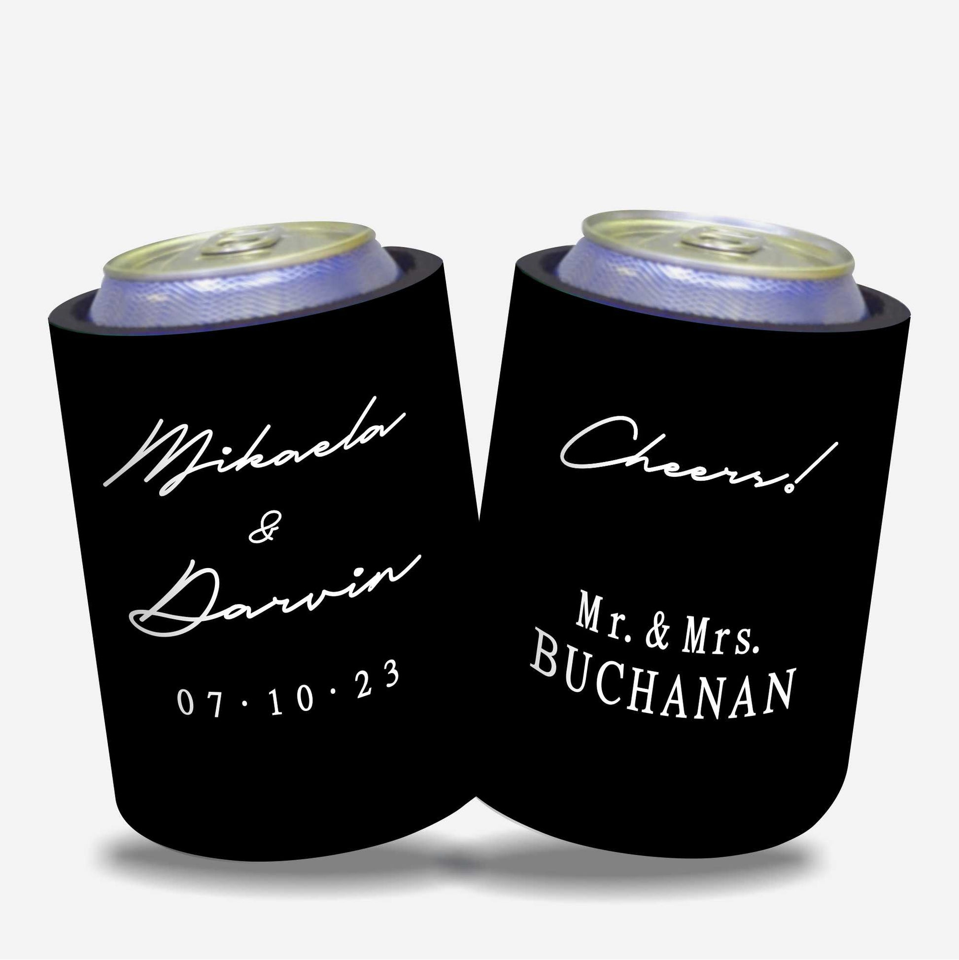 Personalized Stubby Holders Wedding 