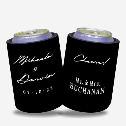 Personalized Stubby Holders Wedding 