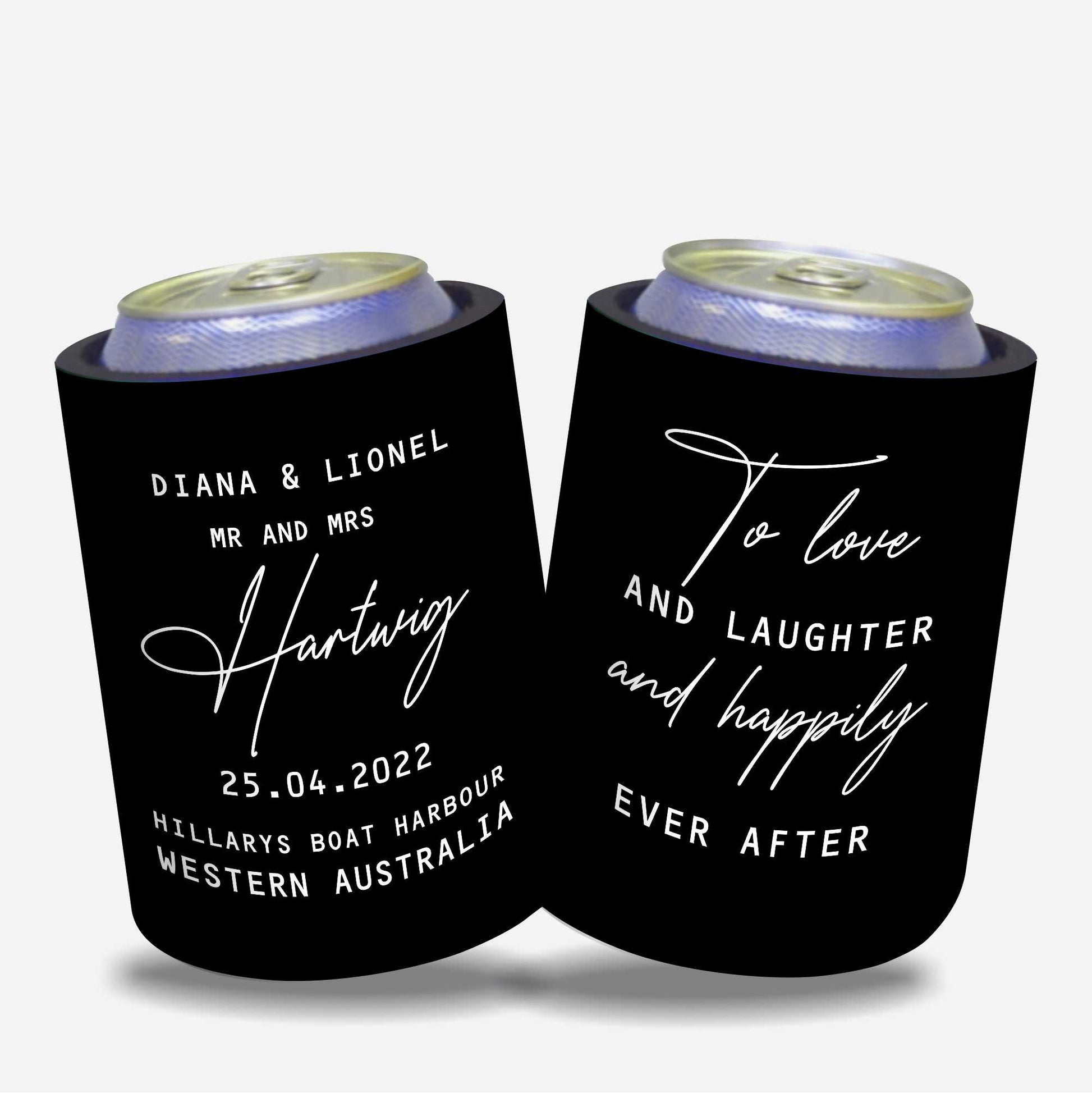 Personalized Stubby Holders Wedding 