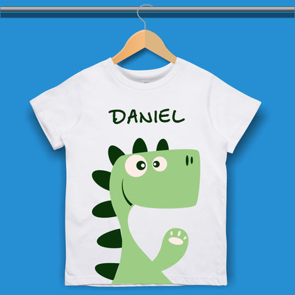 Personalised Dinosaur T-shirt for Boys